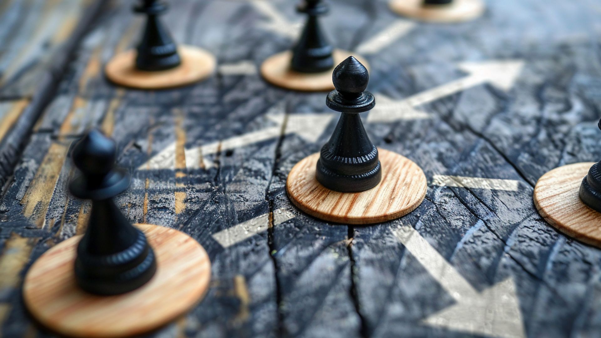 Chess piece on strategic board representing SEO planning and tactics